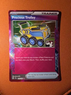 Precious Trolley 185/191 Surging Sparks ACE SPEC Rare Pokemon TCG Card - Image 1