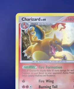 Charizard Holo + Reverse Holo 1/99 Platinum Arceus 4 Card Lot Pokemon TCG - LP - Image 4