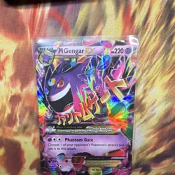 Pokemon M Gengar EX Full Art Mega Holo Card XY Phantom Forces 35/119 HP 220 LP - Image 1