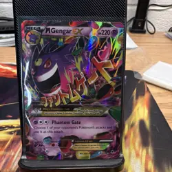Pokemon M Gengar EX Full Art Mega Holo Card XY Phantom Forces 35/119 HP 220 LP - Image 2