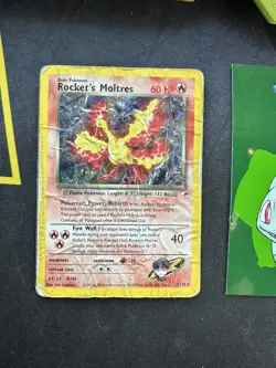 Pokemon Card Rocket's Moltres Gym Heroes 12/132 Rare Holo Unlimited 049🔥HP🔥 - Image 1