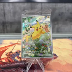 Pikachu 088 Sv: Scarlet & Violet Promo Cards Holo SEALED (with Extra Cards) - Image 1