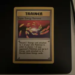 Pokemon Super Energy Removal Card 079/102 Regular Base Set - Image 1