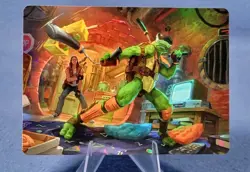 Michaelangelo, Game Master 13/54 Art Series TMNT MTG Art Card NM/M - Image 1