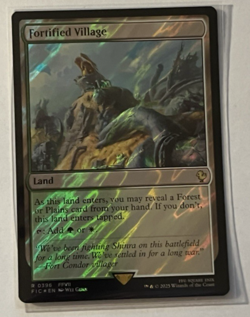 Fortified Village (Surge Foil) Commander: Final Fantasy Foil - Image 1