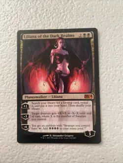 Liliana of the Dark Realms Magic 2014 (M14) Regular Lightly Played - Image 1