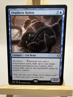 MTG Displacer Kitten Commander Legends: Battle for Baldur's Gate Regular - Image 1
