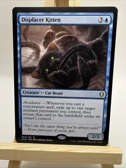 MTG Displacer Kitten Commander Legends: Battle for Baldur's Gate Regular - Image 2