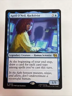 MTG April O'Neil Hactivist - Teenage Mutant Ninja Turtles #29 Rare - Image 1