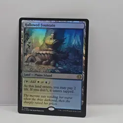 Magic: The Gathering Lorwyn Eclipsed #265 Hallowed Fountain Foil - Image 1
