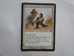 Renewed Faith Instant x4 & Sandskin Enchant Creature 4x Onslaught White COM MTG - Image 2