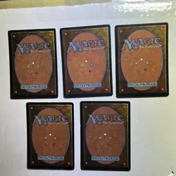 MTG Unlimited Set of 5 Castle Vary M/NM to LP 1993 - Image 2