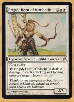 Brigid, Hero of Kinsbaile (Lorwyn, Rare, English, 2007) MTG - Image 1