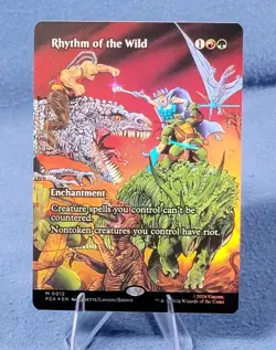 Rhythm of the Wild (Borderless) FOIL NM Teenage TMNT Ninja Turtles PZA 0012 MTG - Image 1