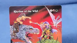 Rhythm of the Wild (Borderless) FOIL NM Teenage TMNT Ninja Turtles PZA 0012 MTG - Image 2