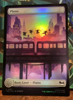 Plains L 0191 - Foil - Teenage Mutant Ninja Turtles MTG - Image 1