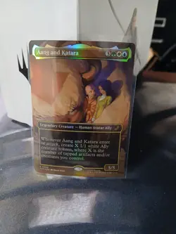 Aang and Katara (Borderless) Avatar: The Last Airbender: Eternal-Legal Foil - Image 3