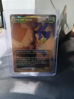 Aang and Katara (Borderless) Avatar: The Last Airbender: Eternal-Legal Foil - Image 4