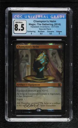 Champion's Helm Foil Magic: Masterpiece Series MPS Kaladesh Inventions CGC 8.5 - Image 1