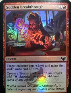 Sudden Breakthrough Foil C Strixhaven: School of Mages 116 NM - Image 1