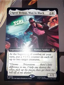 Agent Bishop, Man in Black (Extended Art) Teenage Mutant Ninja Turtles Regular - Image 1