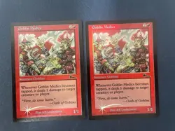 MTG 2X FOIL URZA'S LEGACY GOBLIN MEDICS NM MAGIC THE GATHERING COMMON CREATURE - Image 2