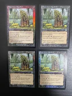 MTG 4X FOIL ONSLAUGHT FADE FROM MEMORY NM MAGIC THE GATHERING UNCOMMON BLACK - Image 2