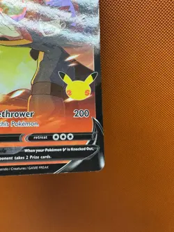 Lance’s Charizard V SWSH133 Pokemon Celebrations Black Star Promo Holo NM 2028 - Image 5