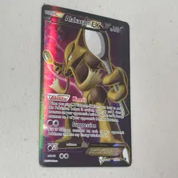 Pokemon TCG Alakazam EX Fates Collide Holo Card 117/124 2016 Full Art - Image 4