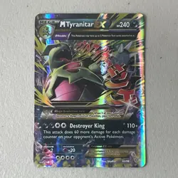 Pokemon M Tyranitar EX Ultra Rare Holo XY Ancient Origins 43/98 240HP Near Mint - Image 1