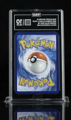 Pokemon Team Rockets Moltres EX 229/182 Sir Destined Rivals TAG 10 Gem Mint - Image 2