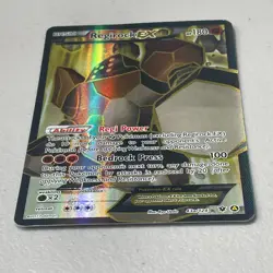 2017 Pokemon Fates Collide Regirock Ex 43a/124 Ultra Rare Full Art - Image 5