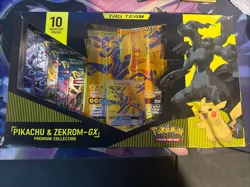 Pokemon TCG Pikachu And Zekrom GX Premium Collection Sealed Box - Image 1