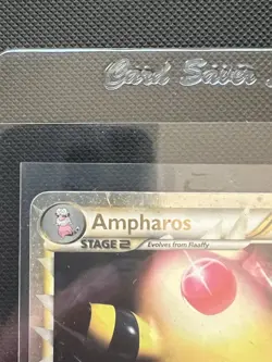 Pokemon TCG Ampharos Prime 105/123 HeartGold SoulSilver Holo Ultra Rare HP/DMG - Image 2