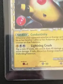 Pokemon TCG Ampharos Prime 105/123 HeartGold SoulSilver Holo Ultra Rare HP/DMG - Image 5