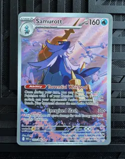Pokemon TCG Samurott 107/086 Illustration Rare IR White Flare English NM WHT - Image 1