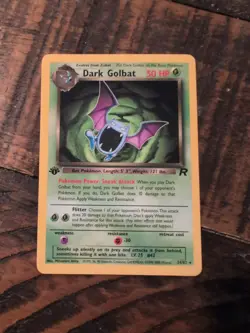Pokemon Card - Dark Golbat Team Rocket 24/82 Rare 1st Edition - Image 1