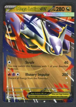 Pokemon Mega Latias ex ME01: Mega Evolution #100/132 NM - Image 1