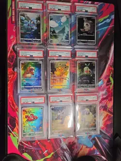 PSA 10 POKEMON VSTAR UNIVERSE AR GOD PACK PIKACHU 205/172 FULL SET SEQUENTIAL! - Image 1
