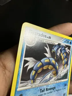 Pokemon Gyarados 19/100 Stormfront Non-Holo Rare Pokemon Card LP+ - Image 4