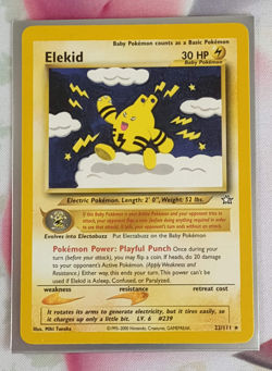 Elekid 22/111 - Neo Genesis Unlimited - Non Holo Rare WoTC Pokemon TCG Card NM - Image 3