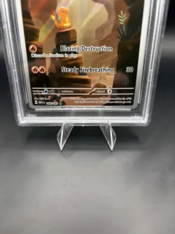 Pokemon Charmander 151 Illustration Rare IR Full Art PSA 9 Mint 168/165 - Image 3