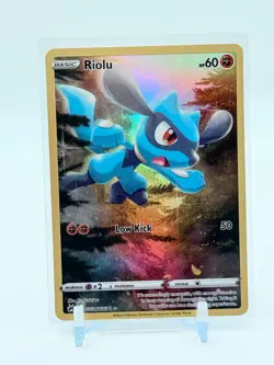 Riolu GG26/GG70 Full Art Holo #GG26 Crown Zenith: Galarian Gallery Pokemon TCG - Image 1