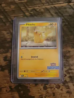 2025 Pokemon Pikachu Black Star Promo Illustration Contest 2024 214 SVPEN NM - Image 1