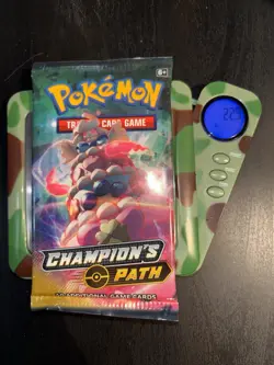 22.9g HEAVY Pokemon Champions Path Booster Pack 2020 New Sealed Alcremie Art - Image 1