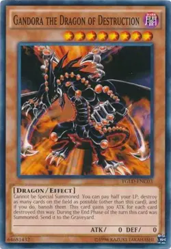 Gandora the Dragon of Destruction - YGLD-ENC03 - Common - Unlimited Edition - He - Image 1