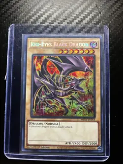 *** RED-EYES BLACK DRAGON *** PRISMATIC SECRET RARE MP24-EN054 (MINT) YUGIOH! - Image 1