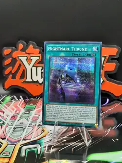 Yu-Gi-Oh! Nightmare Throne MP25-EN072 Secret Rare 1st Ed NM - Image 1