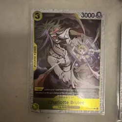 One Piece Card Game 7 Card Lot Foil Character Brulee Kalgara Hina Mihawk Sanji - Image 3