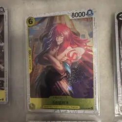 One Piece Card Game 7 Card Lot Foil Character Brulee Kalgara Hina Mihawk Sanji - Image 4